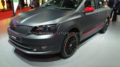 Skoda Rapid Matte Concept Front Three Quarters Aut