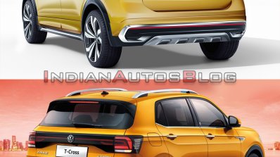 Vw Taigun Vs Vw T Cross Rear Three Quarters