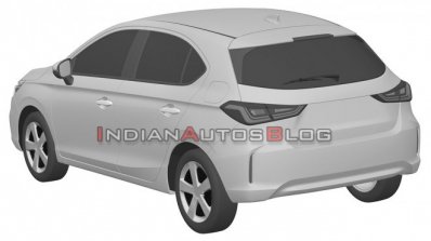 Honda City Hatchback Rear Three Quarters Patent