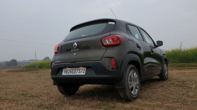 2019 Renault Kwid Review Images Rear Three Quarter