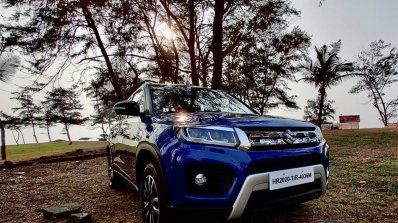 2020 Maruti Vitara Brezza Facelift Front Three Qua