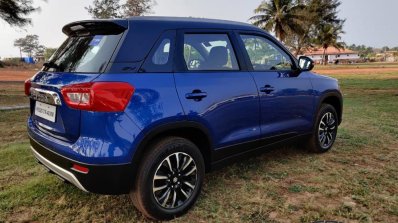 2020 Maruti Vitara Brezza Facelift Rear Three Quar