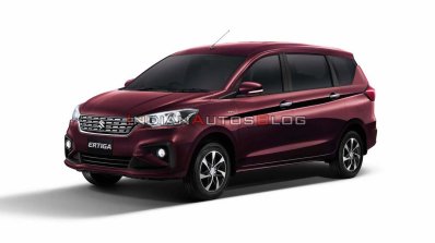 2020 Suzuki Ertiga Front Three Quarters Thailand