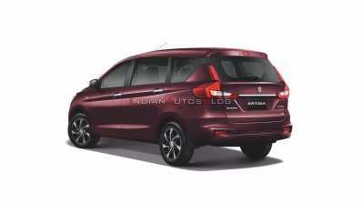 2020 Suzuki Ertiga Rear Three Quarters Thailand