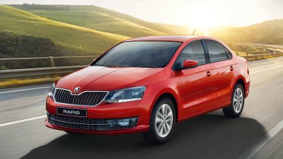 Skoda Rapid Front Three Quarters