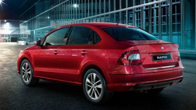 Skoda Rapid Rear Three Quarters