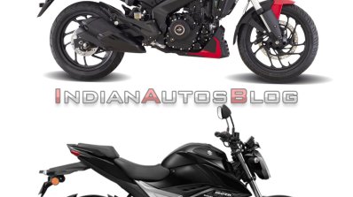 Bajaj Dominar 250 Vs Suzuki Gixxer 250 Right Side