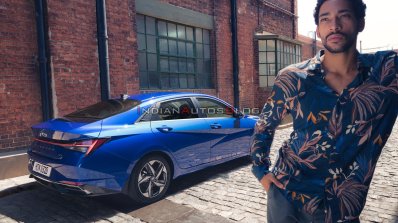 2021 Hyundai Elantra Rear Three Quarters Right Sid