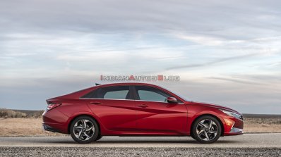 2021 Hyundai Elantra Side Profile