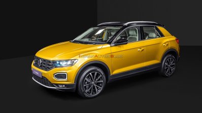 Vw T Roc Front Three Quarters India