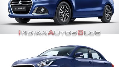 2020 Maruti Dzire Vs 2017 Maruti Dzire Exterior