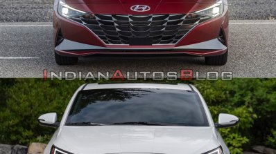 2021 Hyundai Elantra Vs 2019 Hyundai Elantra Front