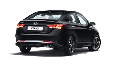 2020 Hyundai Verna Turbo Rear Three Quarters