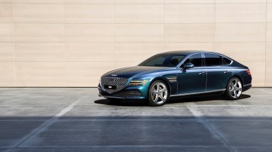 2021 Genesis G80 Front Three Quarters