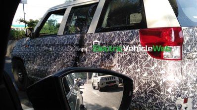New Mahindra Tuv300 Plus Facelift Spy Photo