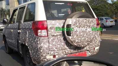 New Mahindra Tuv300 Plus Facelift Spy Shot