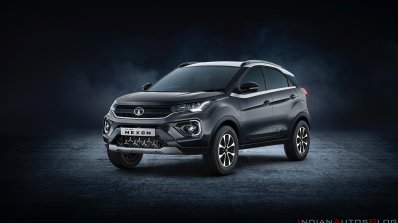 New Tata Nexon 2020 Facelift Front Three Quarters