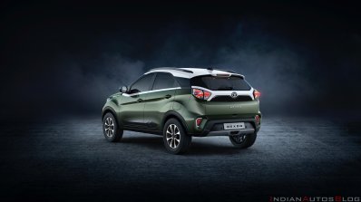 New Tata Nexon 2020 Facelift Rear Three Quarters