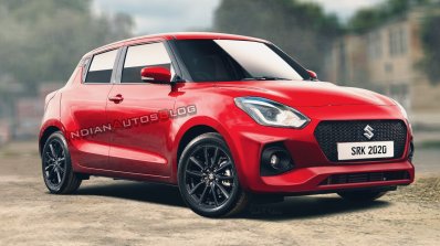 New Maruti Swift Facelift Exterior Rendering
