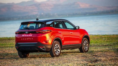 2020 Tata Harrier Review Images Rear Three Quarter