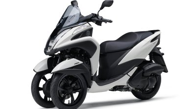 2020 Yamaha Tricity 155 White Front Three Lt