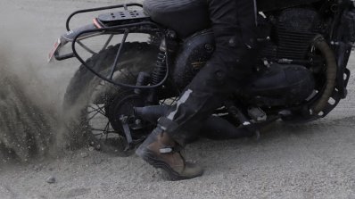 Modified Jawa Forty Two Burnout