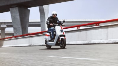 Niu Nqi Gt Electric Scooter Action Shot