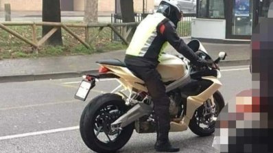 Aprilia Rs 660 Sand Colour Spy Shot