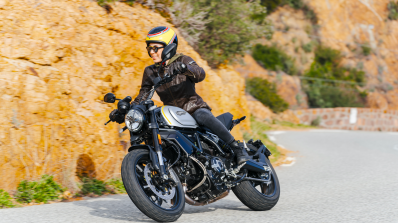 Ducati Scrambler 1100 Pro Action Shot