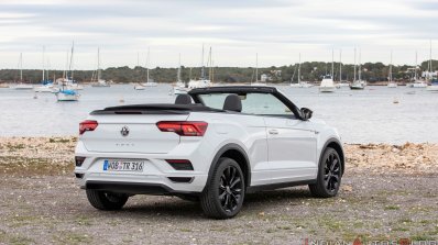 Vw T Roc Cabriolet White Rear Quarters