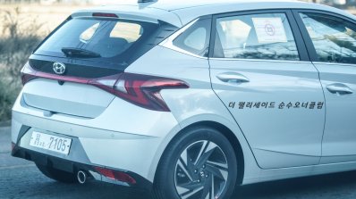 2020 Hyundai I20 Rear Fascia Spy Shot