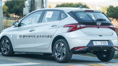 2020 Hyundai I20 Rear Quarters Spy Shot