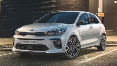 New Kia Rio Facelift Gt Line Front Quarters Iab