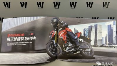 Suzuki Gsx S300 Haojue Dr300 Action Shot