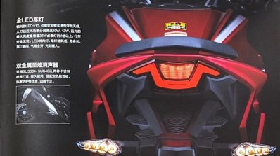 Suzuki Gsx S300 Haojue Dr300 Rear In Brochure