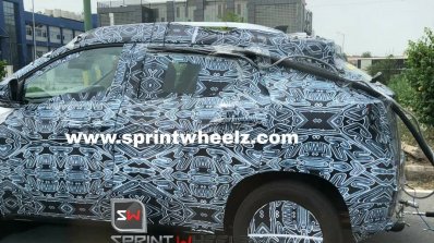 Renault Kiger Spy Shots Side View