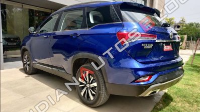 Mg Hector Plus Rear Left Three Quarter