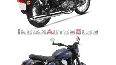 Royal Enfield Classic 350 Vs Jawa Forty Two Rear R