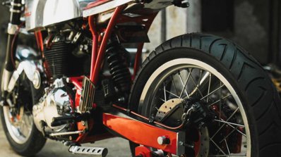 Modified Royal Enfield Classic 500 Rear Left