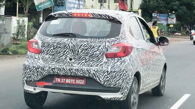 Tata Tiago Turbo Petrol Spy Shot Rear