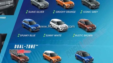 Toyota Urban Cruiser Colours