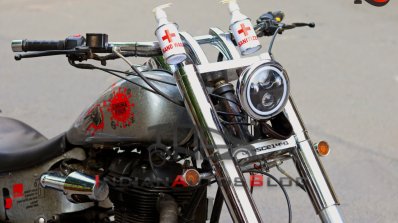 Custom Royal Enfield Corona Warrior Bike Front Rt