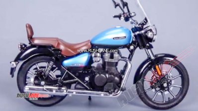 Royal Enfield Meteor 350 Blue Rhs