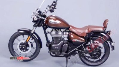 Royal Enfield Meteor 350 Brown Lhs