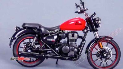Royal Enfield Meteor 350 Red Rhs