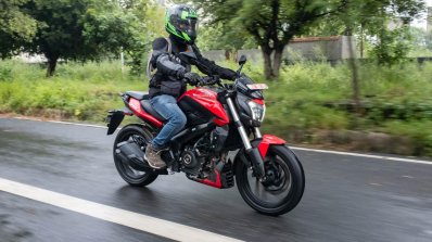 Bajaj Dominar 250 Review Action Front Right