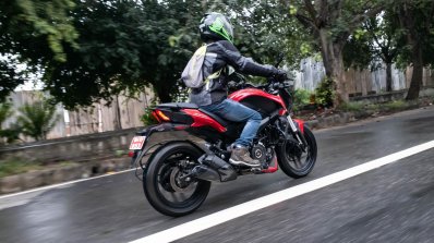 Bajaj Dominar 250 Review Rear Action