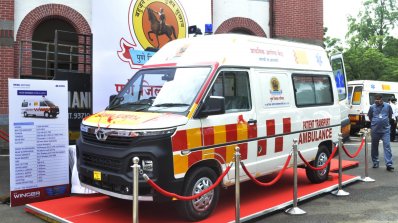 Tata Winger Ambulance Front Left Side