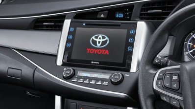 2021 Toyota Innova Crysta Facelift Infotainment