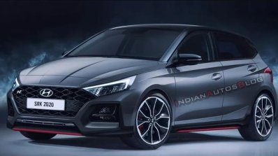 Hyundai Elite I20 Rendering Indianautosblog